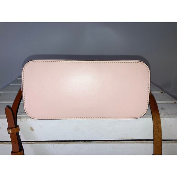 DOONEY & BOURKE LIGHT PINK SMOOTH LEATHER CROSSBODY BAG - Picture 6 of 16